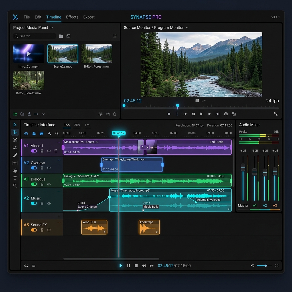 Video Editor Timeline